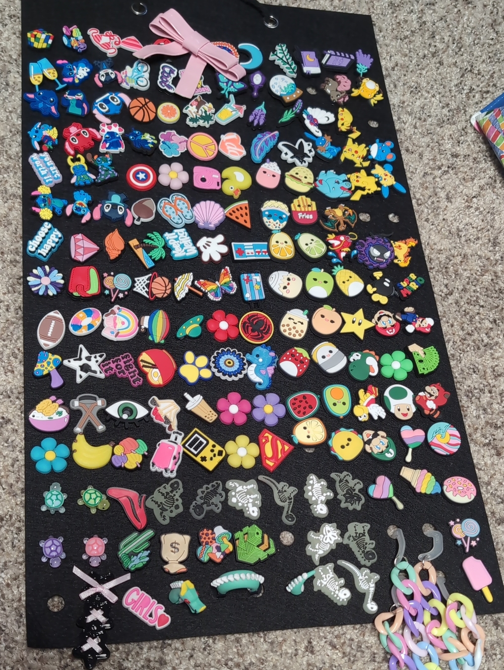 Large Lot Of Croc Shoe Charm Set - Assorted Fun Characters